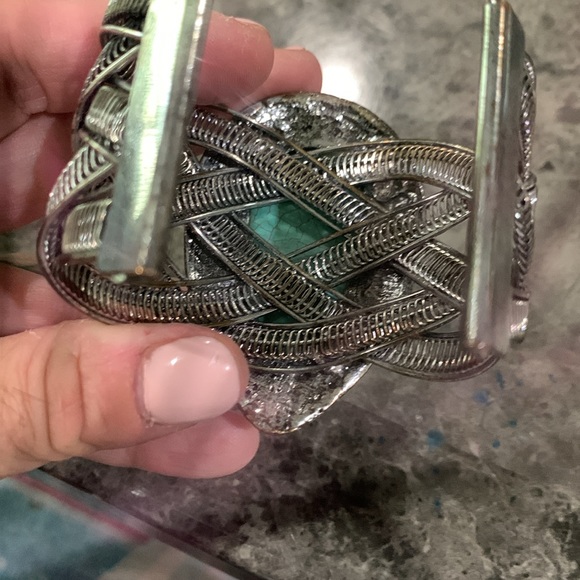 Turquoise Statement Cuff - Picture 5 of 5